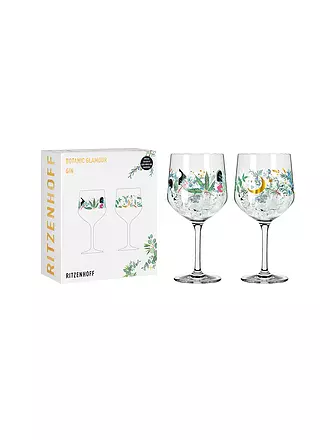 RITZENHOFF | Gin Glas 2-er Set BOTANIC GLAMOUR #7 #8 Good Wives | 